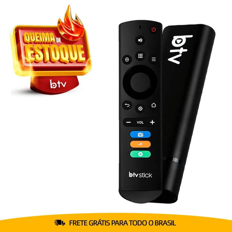BTV Stick 4k 5G + Wifi 2026 Android 9.0 (Promoção Limitada)